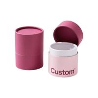 Boîte de luxe personnalisée en papier kraft cylindrique pour cosmétiques, tube rond pour rouge à lèvres, boîte cadeau pour parfum, emballage de boîtes rigides