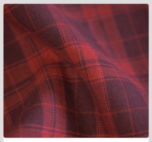 Christmas <strong>Thermal</strong> Pyjamas Family Gift Set Red Checkered Brushed Cotton V-neck Button <strong>Long</strong> <strong>Sleeves</strong> 180g Twill Casual <strong>Women</strong> Spring - Product Image 3