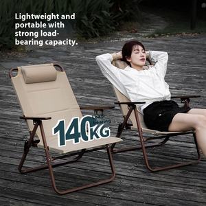 Silla de pesca de <span class=keywords><strong>playa</strong></span> plegable portátil de alta calidad, <span class=keywords><strong>sillas</strong></span> plegables de aluminio para acampar al aire libre de tela Oxford - Product Image 3