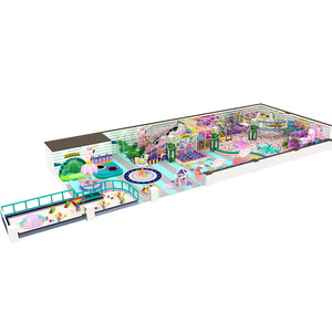 Équipement de terrain de jeu intérieur pour enfants, terrain de jeu intérieur coloré et lumineux à vendre - Product Image 1