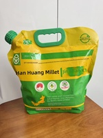 Food Grade Reusable Spout Pouch With Handle Moisture Proof Storage Bag for Grain Nut Milk Juice Coffee