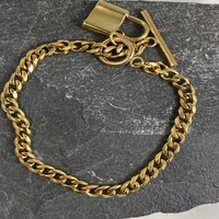 Fermoir étanche en acier inoxydable 18 carats plaqué or OT pour collier à faire soi-même Bracelet accessoires de fabrication de bijoux