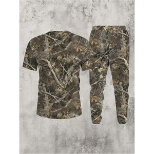 Camiseta de Manga Corta con Estampado de Camuflaje Personalizada para Hombre, Ropa Deportiva de Secado Rápido, 100% Poliéster, Impresión por Sublimación - Product Image 3