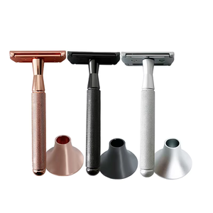 Factory Supply Custom Logo Barber Hair Double Edge Safety <strong>Razor</strong> for Women Man - Product Image 1