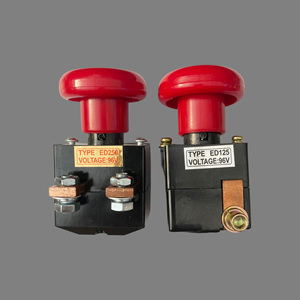 สวิตช์หยุดฉุกเฉินแบบกด Yuhe YH-DY-3 หัวเห็ดสีแดง มาตรฐาน IP65 125/250A 96V - Product Image 5