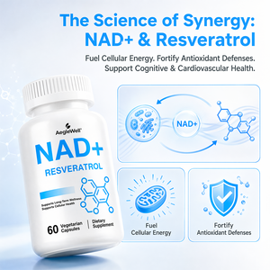 Cápsulas NAD de Marca Privada OEM, Potenciador <span class=keywords><strong>Celular</strong></span>, Alternativa al Nicotinamida Ribósido, <span class=keywords><strong>Regenerador</strong></span> <span class=keywords><strong>Celular</strong></span>, Proporciona Energía <span class=keywords><strong>Natural</strong></span> - Product Image 4