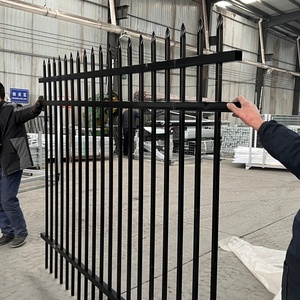 Hot Selling Metal Fence Panel <strong>Welded</strong> Steel Fencing Rings Adornment Steel Fence <strong>Garden</strong> Security <strong>Barrier</strong> Fence - Product Image 2