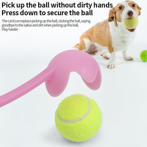 Lanciatore di palline da Tennis per cani con manico lungo morbido e confortevole - Product Image 5