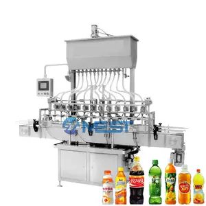 Full-automatic small bottle liquid fruit juice beverage water filling capping machine filling line for oil and wine