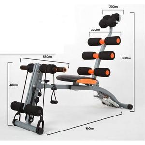 Paquete 6 en 1 de ejercitador de abdominales en casa y máquina de ejercicios de gimnasio con logotipo personalizado en idioma inglés para entrenamientos abdominales - Product Image 3