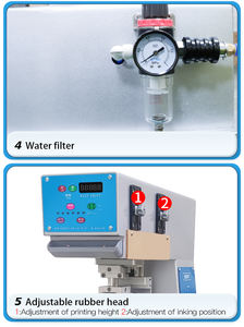طابعة جديدة شبه آلية مفتوحة صينية متعددة الألوان بملصق للاستخدام من نوع لوحة الحفر - Product Image 6