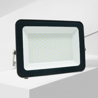 Projecteur LED extérieur OUTLUX E024 RGB 150W, grand angle, capteur réglable, en aluminium, pour stade et jardin, prix usine abordable