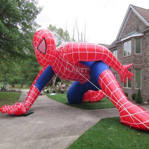 Model Spiderman Tiup Raksasa untuk Promosi Komersial Luar Ruangan, Karakter Kartun Spiderman Tiup untuk Periklanan - Product Image 2
