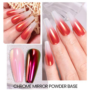BORN PRETTY PRO 15 มล. ผงเคลือบเงาสำหรับเล็บ เจลทาเล็บแบบไม่เป็นพิษ โปร่งใส เคลือบเงาแบบโครเมียมวิเศษสำหรับเล็บ - Product Image 4