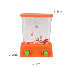 Mini hobby retrò per bambini e adulti giochi d'acqua portatili lancio dell'anello e un basket Aqua Arcade Toys giocattoli educativi per bambini - Product Image 6