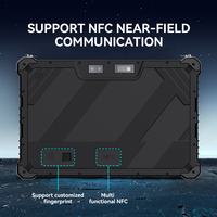 Nueva Tableta Robusta con Windows, Pantalla de 8 Pulgadas, CPU Intel, 4 GB de RAM, 128 GB de ROM, Tableta Industrial con Wi-Fi y GSM