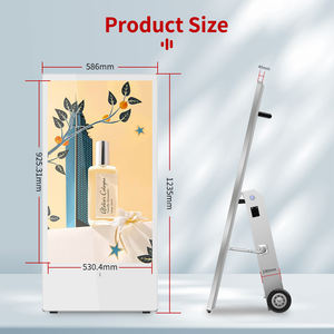 จอแสดงผลดิจิทัลแบบตั้งพื้น ขนาด 43 นิ้ว ใช้พลังงานแบตเตอรี่ ใช้งานได้ 14 ชั่วโมง ระบบปฏิบัติการ Windows 10 เหมาะสำหรับโฆษณาภายนอกอาคาร - Product Image 3