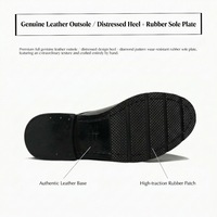 Chaussures Derby rétro allemandes pour hommes, en cuir véritable lavé à l'eau, résistantes aux chocs, à lacets, confortables, en cuir de cheval, fabrication Goodyear