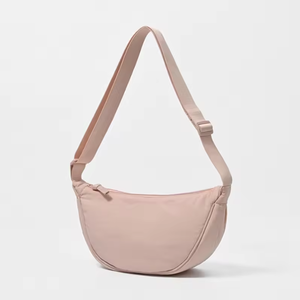 Sac à main en nylon de haute qualité en forme de croissant, petit sac quotidien pour femmes et hommes, sac bandoulière, sac bandoulière - Product Image 3