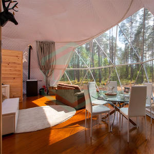 Tente dôme préfabriquée <span class=keywords><strong>de</strong></span> <span class=keywords><strong>luxe</strong></span>, tente à bulles pour le camping en plein air, tentes sphériques pour le glamping, tentes d'hôtel avec rideaux - Product Image 5