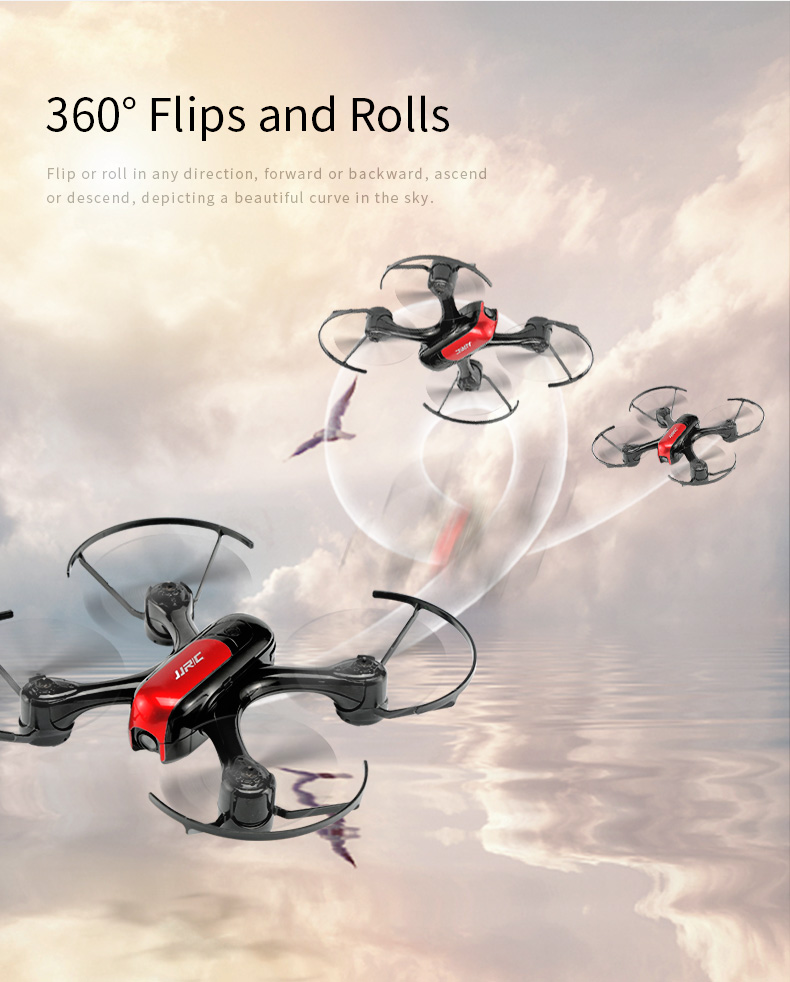 JJRC H69 Drone, 3608 flips and rolls flip or roll in any direction, forward