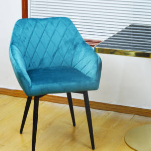 Bàn và ghế đặt Vanity Ghế Bàn cà phê nội thất văn phòng bọc chần nhung ghế ăn và bàn - Product Image 5