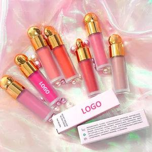 Custom cruelty free easy coloring soft vegan liquid blush long lasting waterproof private label makeup blush