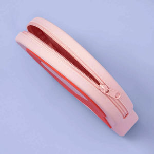 <b>Hot</b> Sale Heart Shape Candy Color Card love Kids Wallet Zipper Pencil Pouch Silicone Heart Pocket Money Storage Silicone <b>Bag</b> - Product Image 3