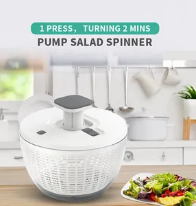 Electric Salad Spinner, 4L Wireless USB Salad  