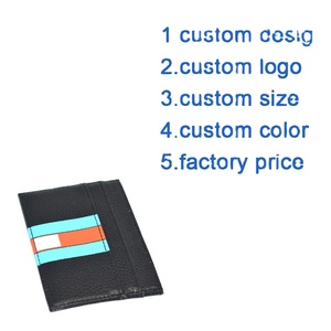 Tarjetero Personalizado con Logotipo, 7 Ranuras, Pequeño, de Cuero Genuino, para Tarjetas de Visita - Product Image 3
