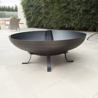 Table et foyer extérieur modernes en acier inoxydable de haute qualité, de grande marque OEM, avec revêtement en poudre, pour cuisson au gaz/propane en extérieur