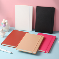 Carnet A5 à couverture rigide avec sangle, personnalisable avec autocollants, bloc-notes portable de haute qualité, petit carnet imprimable pour l'exportation