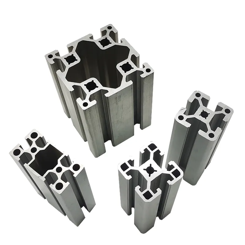 Industrial Aluminium Extrusion Profile Custom Extruded T Slot 4040 Aluminum Profile