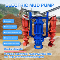 Pompe submersible électrique 80ZJQ45-14 pour boues humides avec agitateurs – Pompe à boue submersible