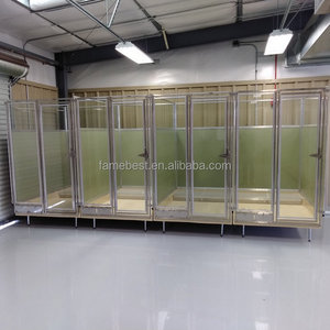 Veterinaire <span class=keywords><strong>Extreme</strong></span> Kennelstangdeur Roestvrijstalen Dierenhondenkennel En Runt Hondenkennelkooi - Product Image 3