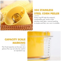 Outil de cuisine multifonction de qualité améliorée batteuse de maïs et de grains frais presse à ail pilon broyage à la main fruits et légumes