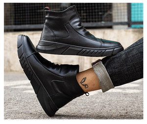 SAFETYLEADERS รองเท้าแรดสำหรับผู้ชาย,รองเท้าเซฟตี้หนังกันลื่นรองเท้าขายส่ง - Product Image 5