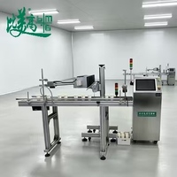 Machine de codage laser, machine de marquage laser CO2 automatique pour le marquage de codes QR sur les gobelets en papier alimentaire
