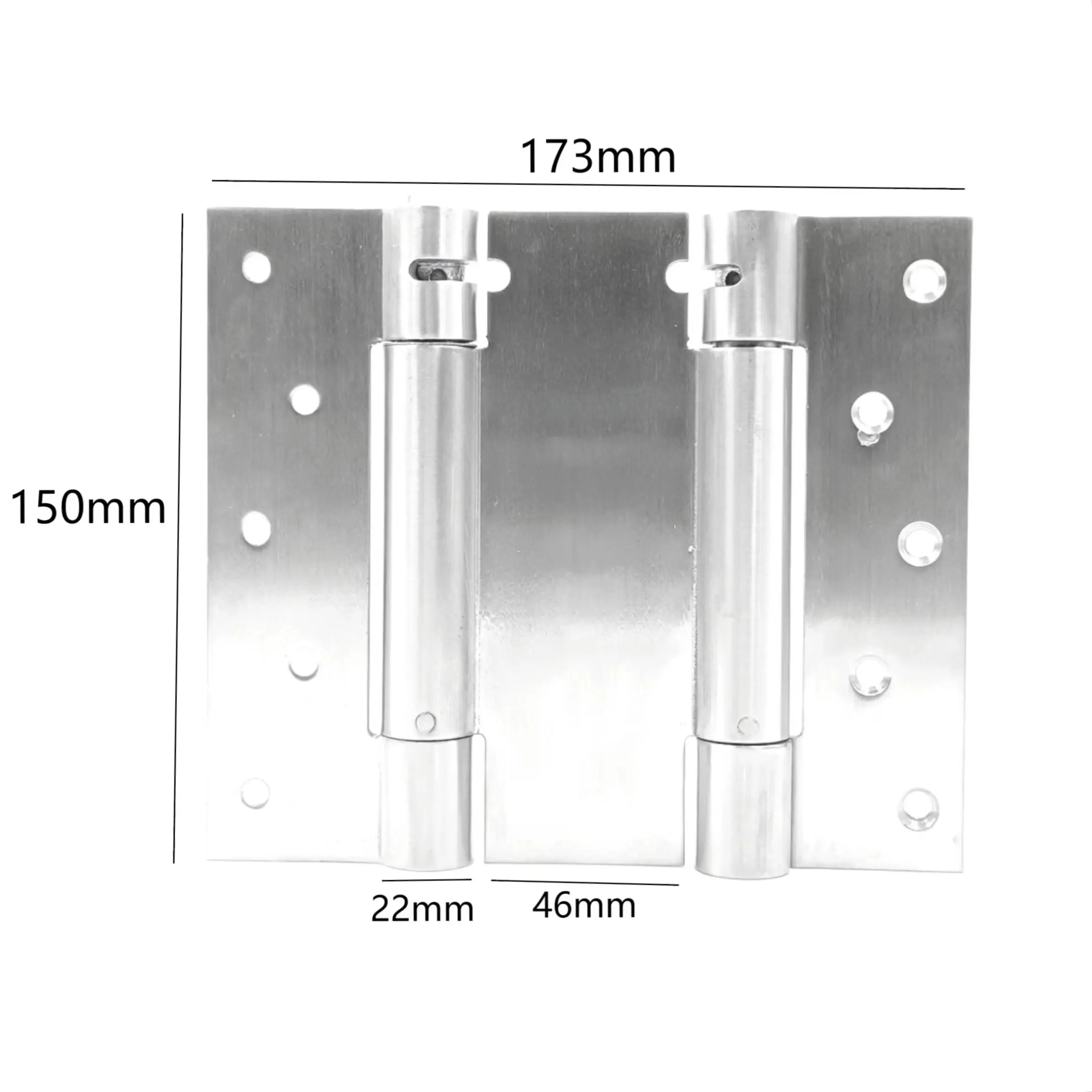 Charnière de porte double face Charnière automatique à fermeture automatique en acier inoxydable Charnière de porte pivotante à double action