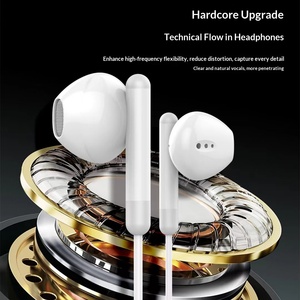 Écouteurs intra-auriculaires à transducteur dynamique <span class=keywords><strong>avec</strong></span> cordon de 1,2 m, commande intégrée, compatibles OEM, connecteurs Type-C, <span class=keywords><strong>Lightning</strong></span> et jack 3,5 mm - Product Image 4