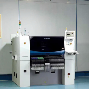 เครื่องจักรประกอบชิ้นส่วนความเร็วสูง SM411F SM421 พร้อมระบบป้อนชิ้นส่วน PLC และปั๊มสำหรับสายการผลิตหลัก - Product Image 1