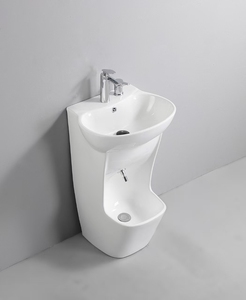 Lavabo in Ceramica Moderno a Prezzo all'Ingrosso, Facile da Pulire, Capacità 9L, Marca LAIXING, <span class=keywords><strong>Colonna</strong></span> Musulmana per Famiglie, Moschee, Hotel - Product Image 4