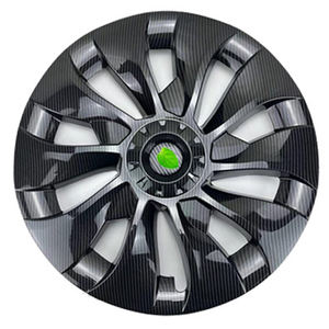 ปลอกหุ้ม4ชิ้นเส้นผ่านศูนย์กลางภายใน18นิ้วฝาครอบ ABS ฝาครอบล้อเทอร์ไบน์ครอบคลุม18กังหันสำหรับเทสลารุ่น<span class=keywords><strong>3</strong></span> - Product Image 1