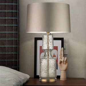 Nordic Modern Mushroom Art Light Luxury Vertical Bedroom <b>Bedside</b> <b>Lamp</b> LED Warm White Pink <b>Shade</b> Metal Push Button Switch - Product Image 3