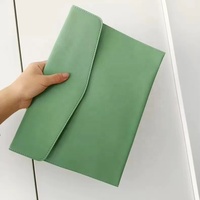 Portafolio de Cuero con Logotipo Personalizado, Carpeta de Archivos de Tapa Blanda, Suministrado por Fábrica, Bolsa de Documentos Premium