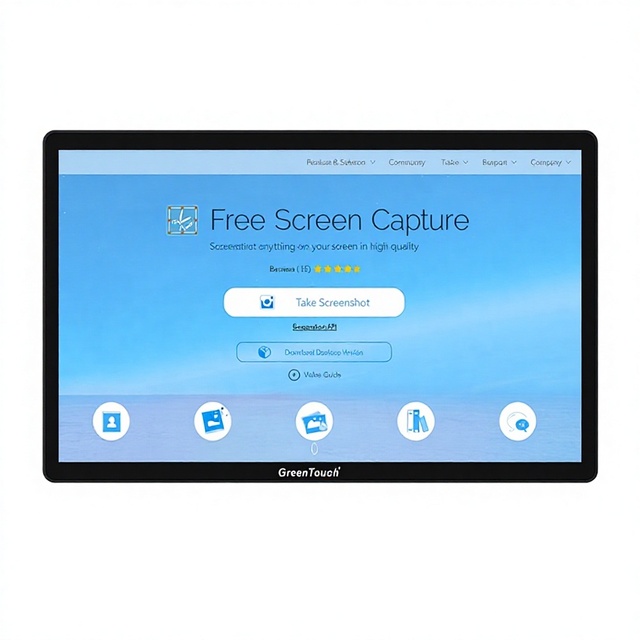 32-inch Interactive Touch Monitor Flat Panel IPS FHD HD USB Industrial Open Frame LCD Computer Vandalproof Wall Mount Display