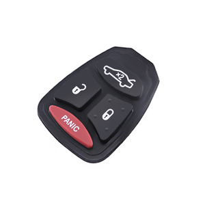 Botón suave de alta calidad para mando a distancia, 4 botones para Chrysler, Jeep, Dodge, reemplazo de llaves inteligentes, suministros de cerrajero de goma - Product Image 1