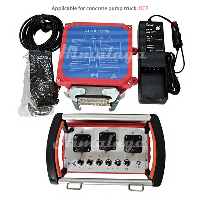 IP65 Waterproof Industrial Radio Transmitter Receiver Remote Control Set for KCP Concrete Boom Pump Replacement Parts