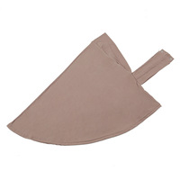 Nouveau Turban Femme Couleur Unie Personnalisé en Polyester, Voile Malaisien à Deux Boutons et Lacets, Burkini en Nylon Spandex