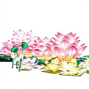 Lampes LED à thème 3D pour festivals en plein air, Diwali, Thanksgiving - Étanches, réutilisables, couleur personnalisée, fonctionnant sur piles - Product Image 1